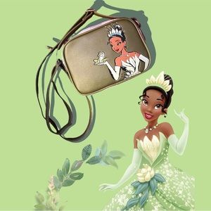 DANI BY DANIELLE NICOLE Princess Tiana and the Frog Crossbody Bag.
